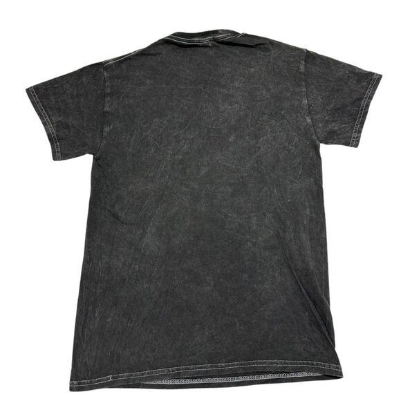 Nirvana Womens Size S‎ Black Wash Happy Face Graphic Print Tee T-shirt NWT - Picture 4 of 5